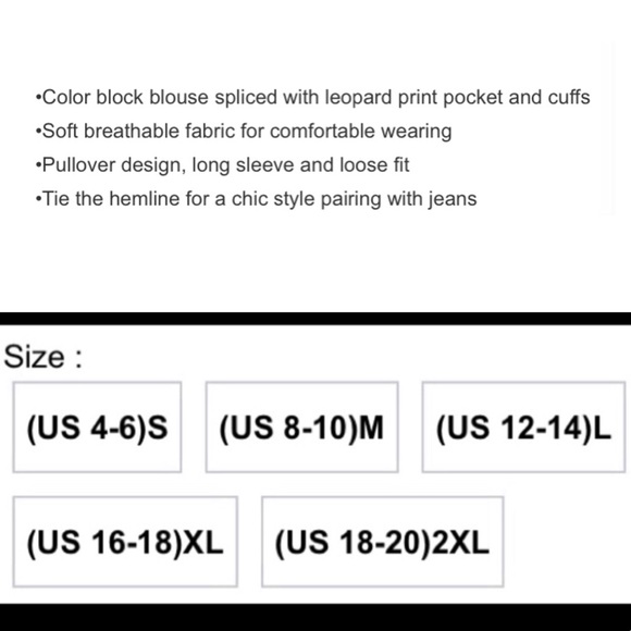 🐆1 LEFT: Smalls•Black Color Block Leopard Tie Top - Picture 3 of 5